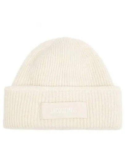 The Gros Grain Beanie Off White - JACQUEMUS - BALAAN 2