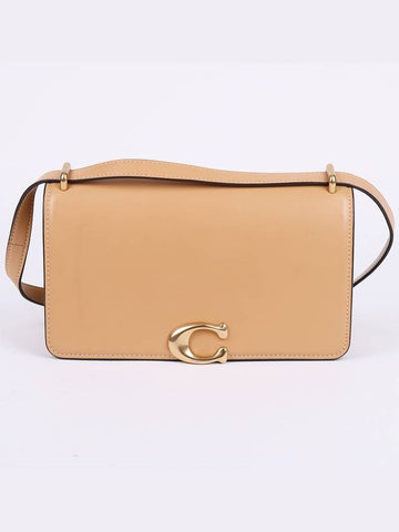 C gold logo beige bandit shoulder bag - COACH - BALAAN 1