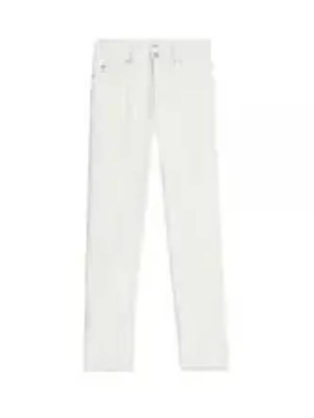 Denim Straight Jeans White - AMI - BALAAN 2