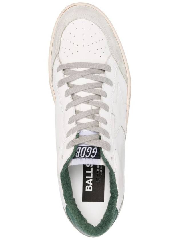 Ball Star Leather Low Top Sneakers White - GOLDEN GOOSE - BALAAN 5