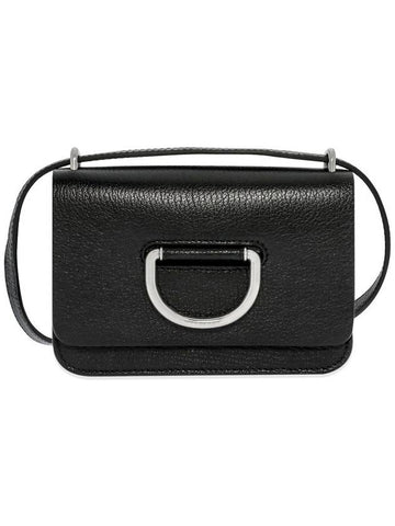 Women's D-Ring Mini Cross Bag Black - BURBERRY - BALAAN 1