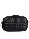 Lola Quilted Leather Mini Camera Bag Black - BURBERRY - BALAAN 2