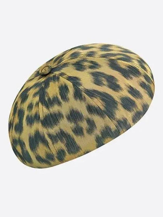 Leopard Men's Beret Yellow - DIOR - BALAAN 2