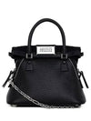 5AC Classique Micro Tote Bag Black - MAISON MARGIELA - BALAAN 3