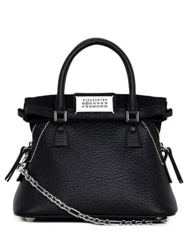 5AC Classique Micro Tote Bag Black - MAISON MARGIELA - BALAAN 2