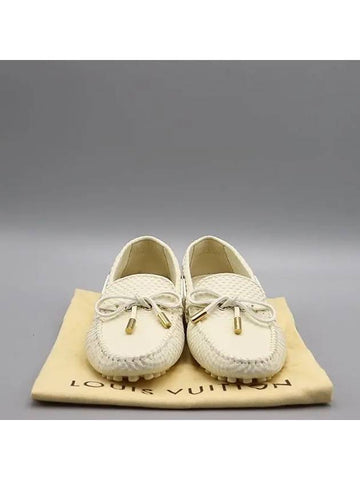 Smith Market White Loafers Women s Shoes - LOUIS VUITTON - BALAAN 1