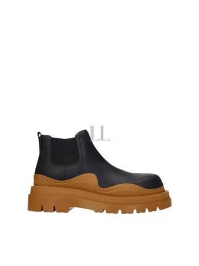 Tire Ankle Chelsea Boots Black Cognac - BOTTEGA VENETA - BALAAN 2