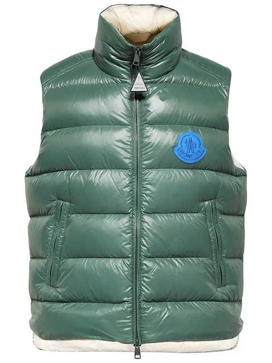 Park PARKE logo padded vest olive 1A000 46 M2648 P80 - MONCLER - BALAAN 1