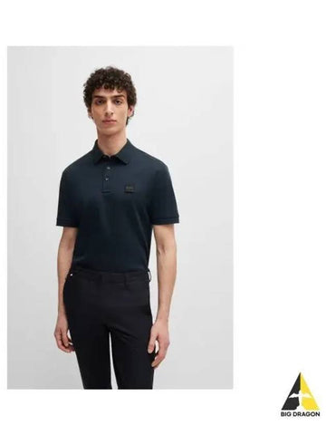 Jersey cotton polo shirt regular fit 50515596 405 - BOSS - BALAAN 1