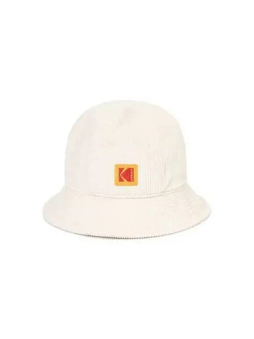 KODAK Apparel Corduroy Dome Bucket Hat IVORY - KODO - BALAAN 1