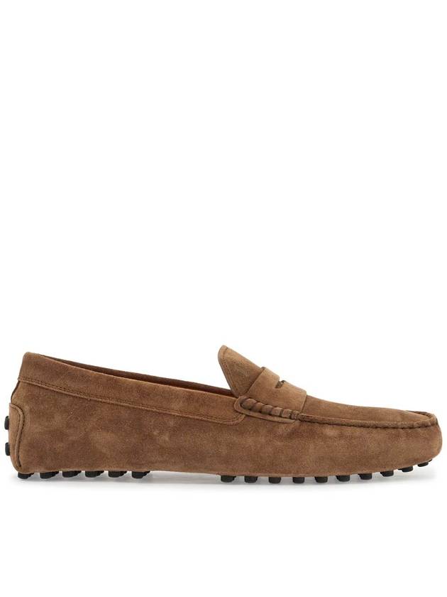 light walnut leather driving moccasin - TOD'S - BALAAN 1