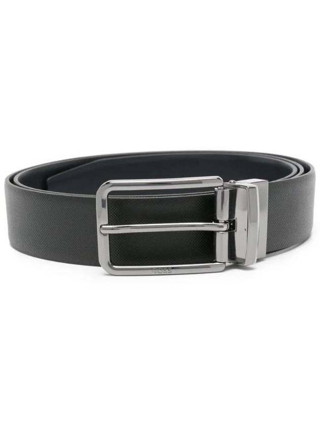 engraved buckle leather belt 50491857 - HUGO BOSS - BALAAN 1