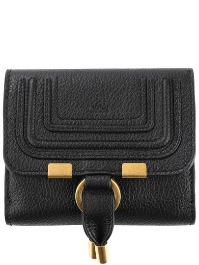 Marcie Square Flap Half Wallet Black - CHLOE - BALAAN 2