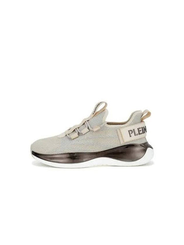 Women s The Iron Tiger Zen Sneakers Beige - PHILIPP PLEIN - BALAAN 1