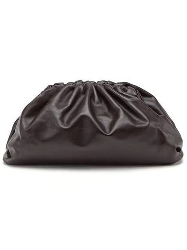 Nappa Pouch Dumpling Clutch Bag Fondente - BOTTEGA VENETA - BALAAN 1