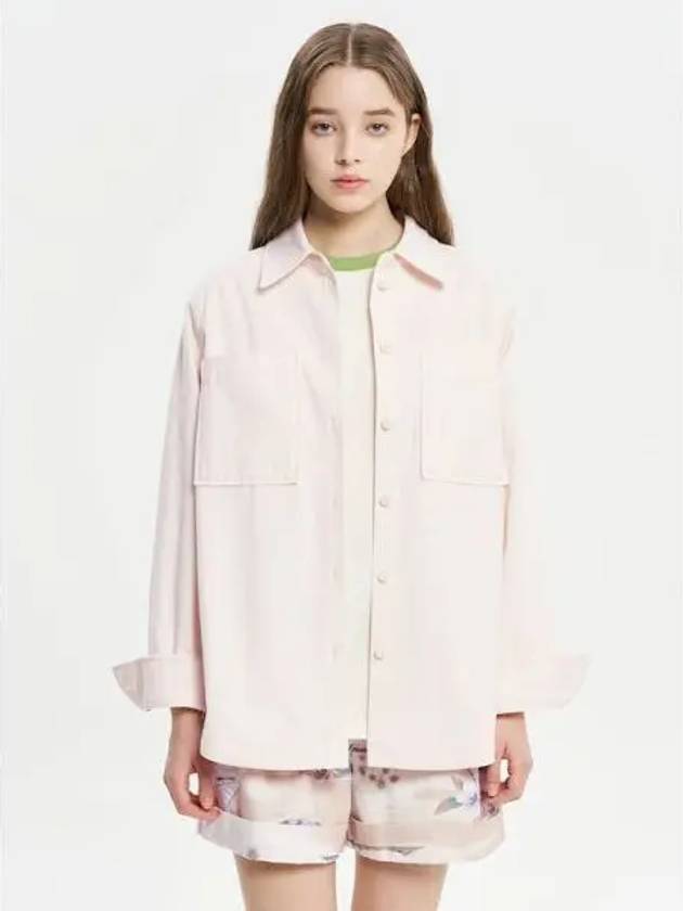 Women s overfit shirt blouse southern cotton domestic product - MAISON KITSUNE - BALAAN 1