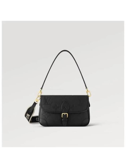 Diane Monogram Leather Shoulder Bag Black - LOUIS VUITTON - BALAAN 2