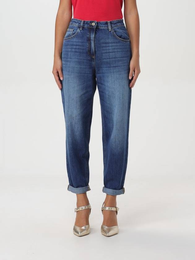 Jeans Elisabetta Franchi in denim - ELISABETTA FRANCHI - BALAAN 1