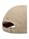 Logo Linen Ball Cap Grain Beige - LORO PIANA - BALAAN 4