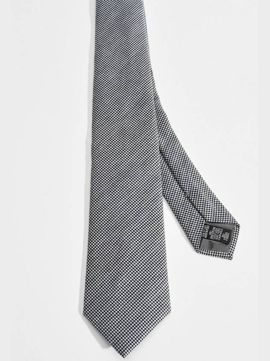 Silk Tie Grey - EMPORIO ARMANI - BALAAN 1