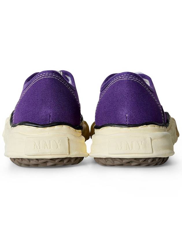 Maison Baker OG Sole Overdyed Canvas Low Top Sneakers Purple A09FW735 - MIHARA YASUHIRO - BALAAN 4