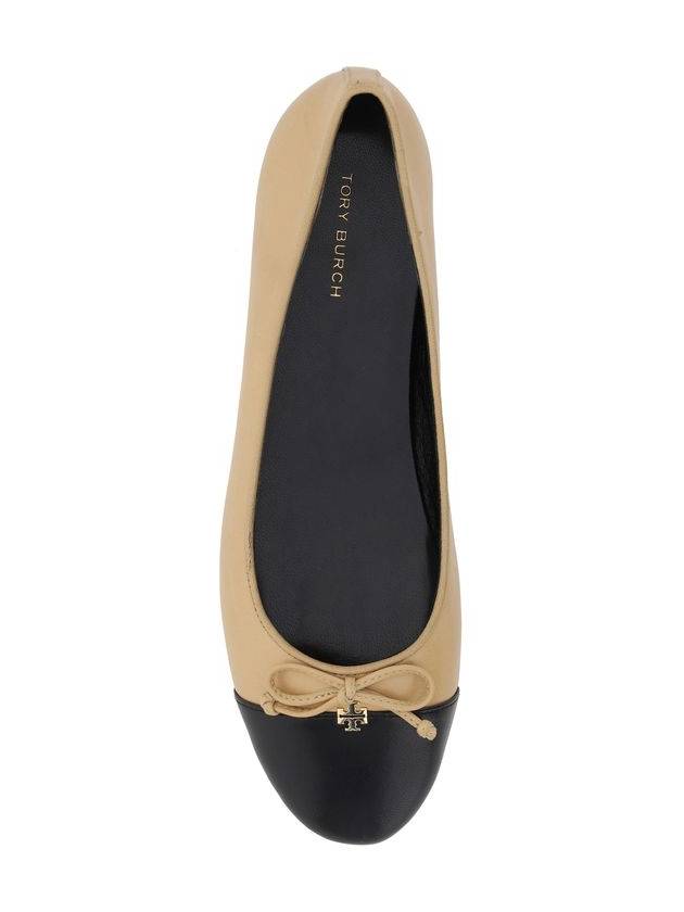 Women's Cap Toe Ballerina Beige - TORY BURCH - BALAAN 5