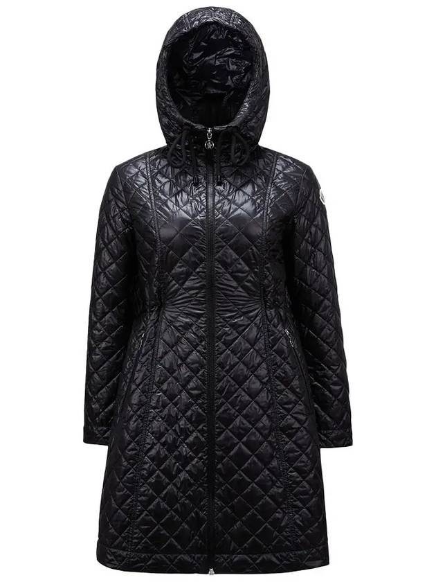 Women's Bagnac Long Down Padding Black - MONCLER - BALAAN 1