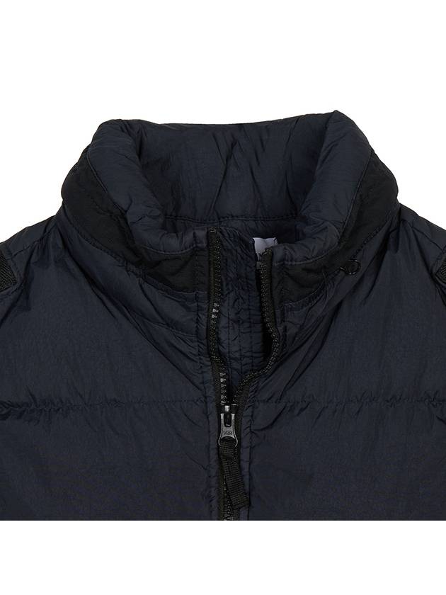 Kids Crinkle Reps Recycled Nylon Down Vest Navy - STONE ISLAND - BALAAN 6