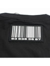 Rubber Barcode Patch Short Sleeve T-Shirt Black - VETEMENTS - BALAAN 5