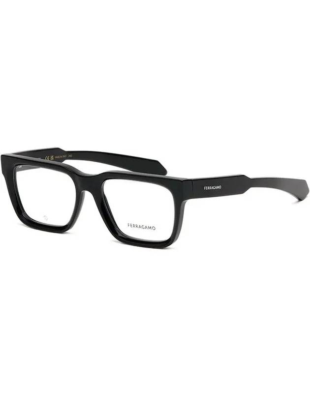 Men's Demo Rectangular Eyeglasses Black - SALVATORE FERRAGAMO - BALAAN 8