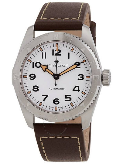 H70225510 Khaki Field Expedition Men s Automatic Leather Watch - HAMILTON - BALAAN 2