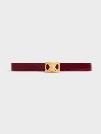 Frame Triomphe Reversible Medium Belt Light Burgundy White - CELINE - BALAAN 2