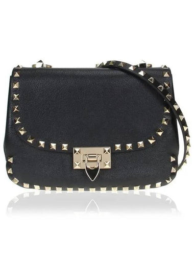 Rockstud Cross Bag Black - VALENTINO - BALAAN 1