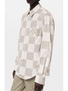 1AFJDA Damier Long Sleeve Classic Cotton Shirt - LOUIS VUITTON - BALAAN 2