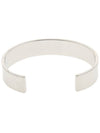 Number Logo Wide Cuff Bracelet Silver - MAISON MARGIELA - BALAAN 4