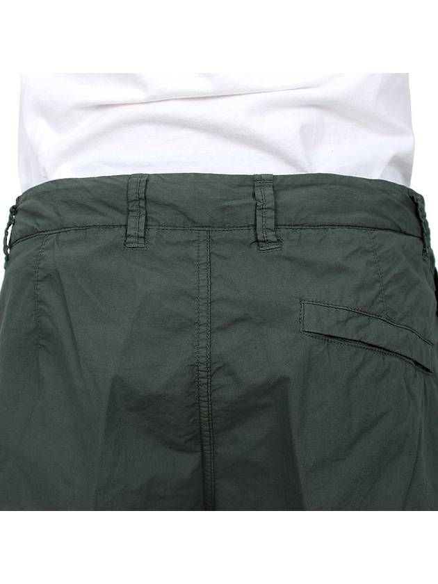 Light Stretch Cotton Bermuda Shorts Dark Green - STONE ISLAND - BALAAN 10