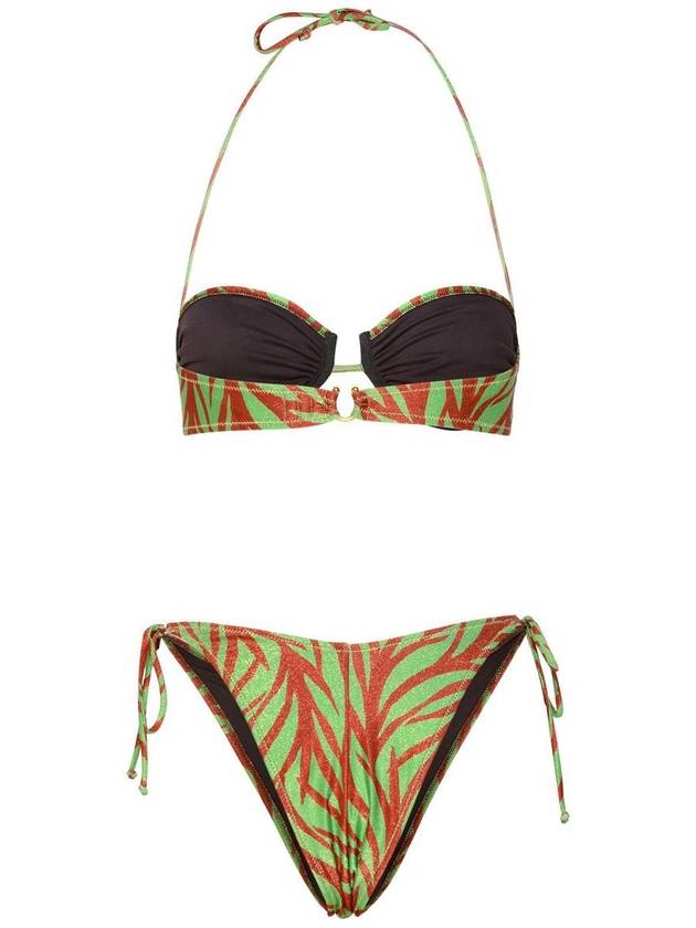 Reina Olga 'Penny' Orange Polyamide Blend Bikini Set - REINA OLGA - BALAAN 3