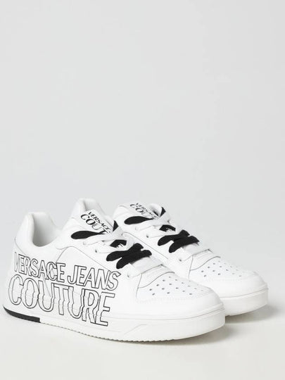 Versace Jeans Couture sneakers in leather - VERSACE - BALAAN 2