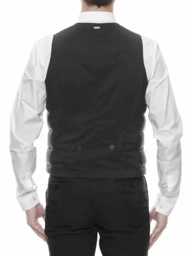 Button-Up Padded Vest Black - HERNO - BALAAN 4