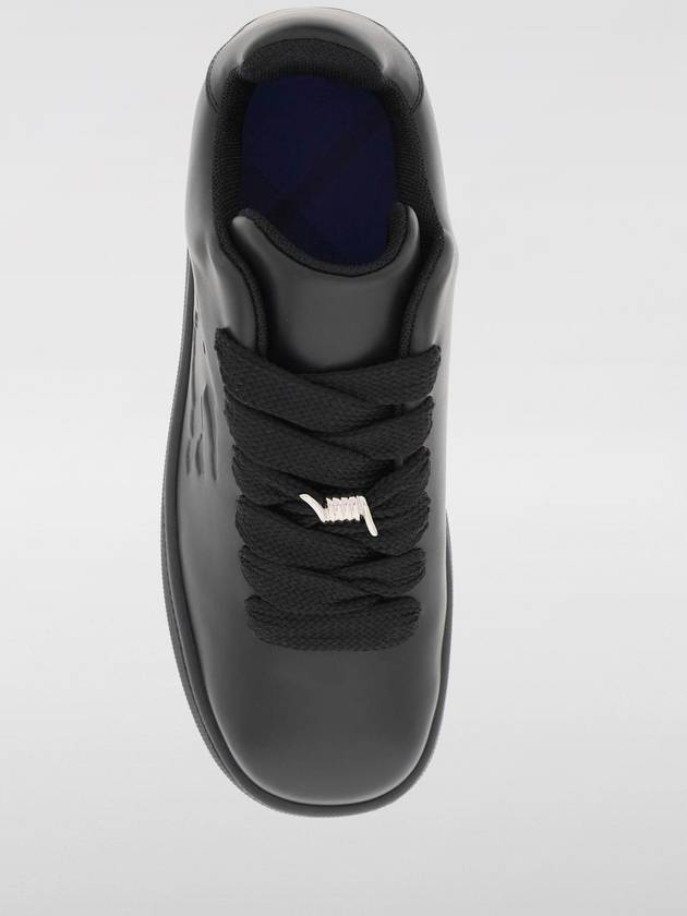 Leather Box Low-Top Sneakers Black - BURBERRY - BALAAN 4