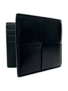 Intrecciato Cassette Half Wallet Black - BOTTEGA VENETA - BALAAN 5