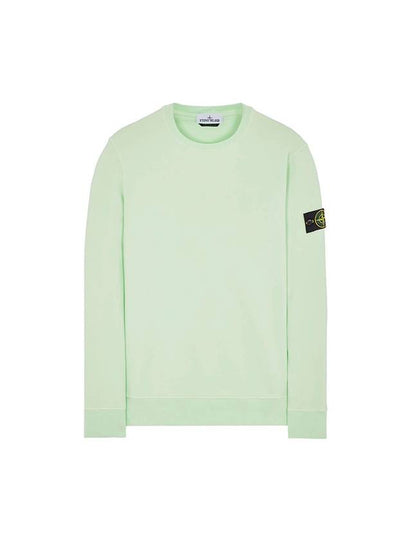 Wappen Patch Crew Neck Sweatshirt Green - STONE ISLAND - BALAAN 2