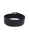 logo leather belt black - FENDI - BALAAN 4