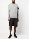 Wappen Patch Crew Neck Sweatshirt Grey - STONE ISLAND - BALAAN 7