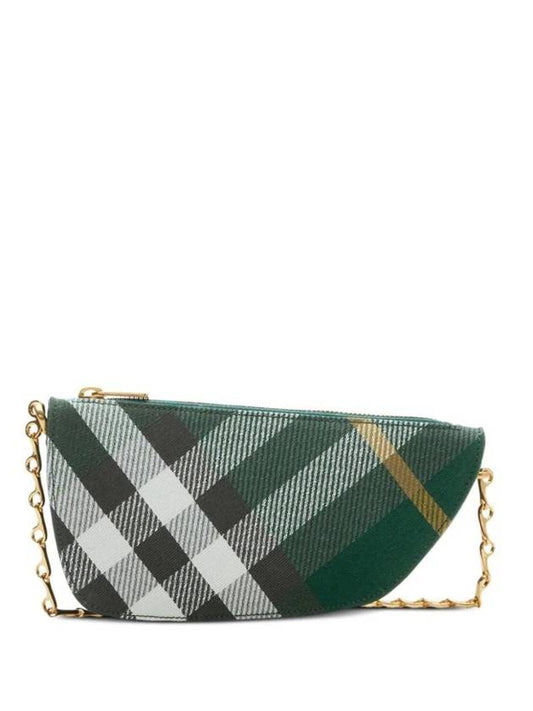 Micro Shield Sling Shoulder Bag Green - BURBERRY - BALAAN 1