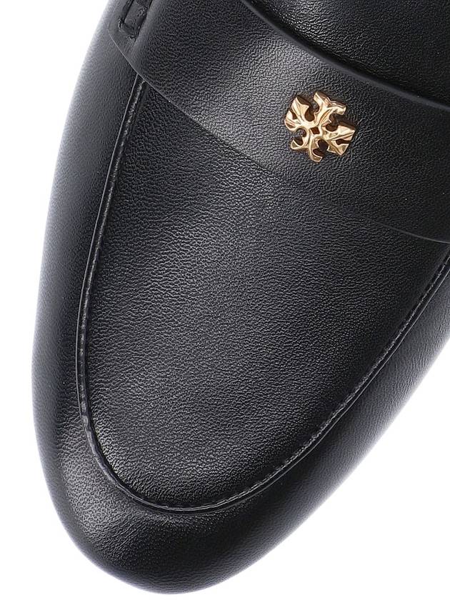 Ballet Double T Napa Leather Loafers Black - TORY BURCH - BALAAN 6