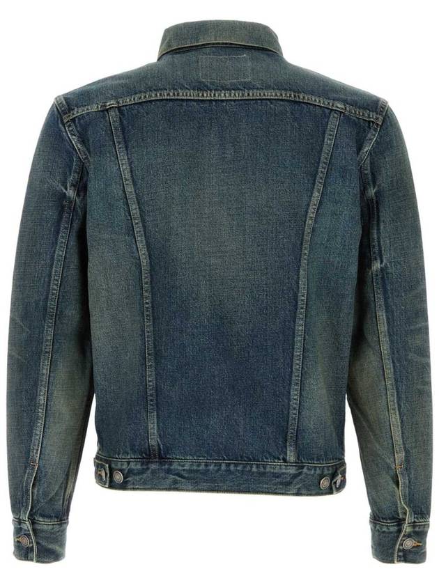 Pocket Denim Jacket Blue - SAINT LAURENT - BALAAN 3