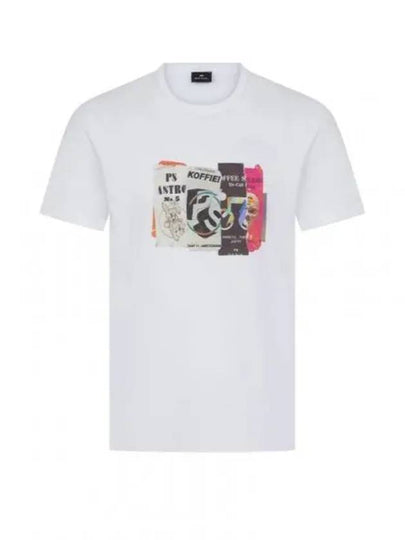 Cut And Paste Short Sleeve T-Shirt White - PAUL SMITH - BALAAN 2