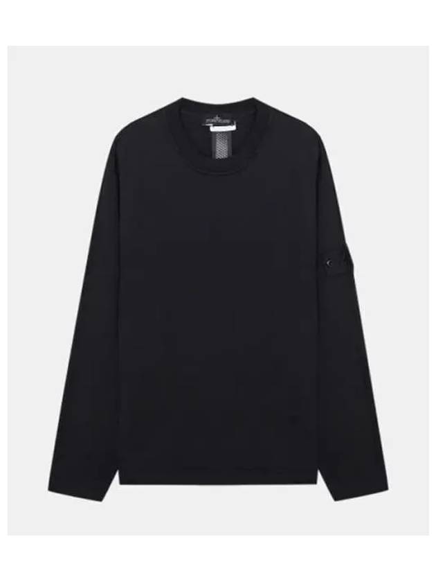 Wappen Shadow Project Mesh Long Sleeve T-Shirt Black - STONE ISLAND - BALAAN 2