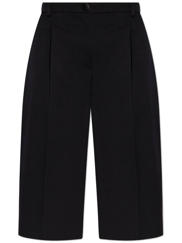 Dolce & Gabbana Wool Bermuda Shorts, Women's, Black - DOLCE&GABBANA - BALAAN 1